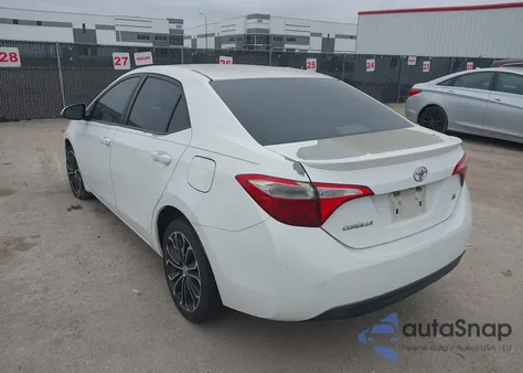 2014 Toyota Corolla S Plus from USA, damaged, VIN 5YFBURHE4EP149638